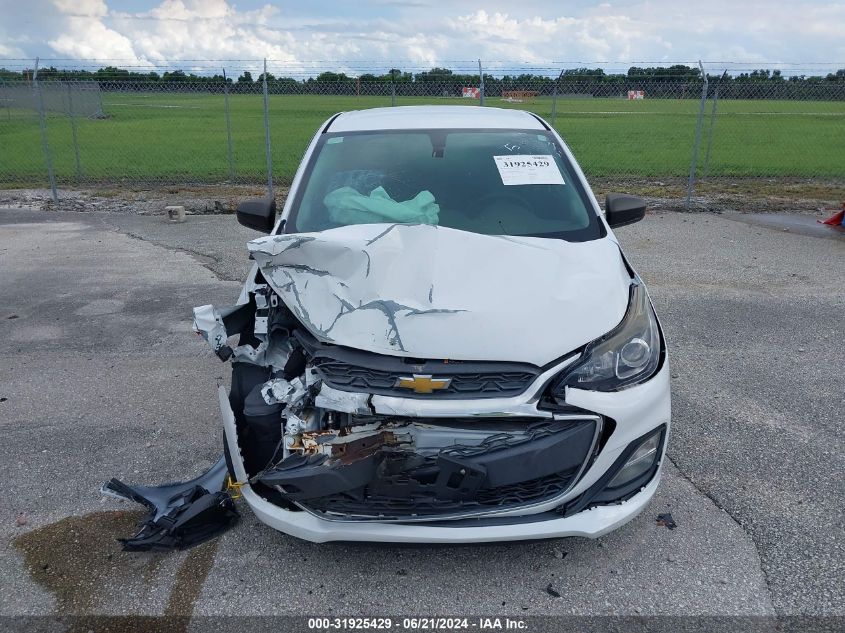 2019 Chevrolet Spark Ls Cvt VIN: KL8CB6SA8KC744746 Lot: 31925429