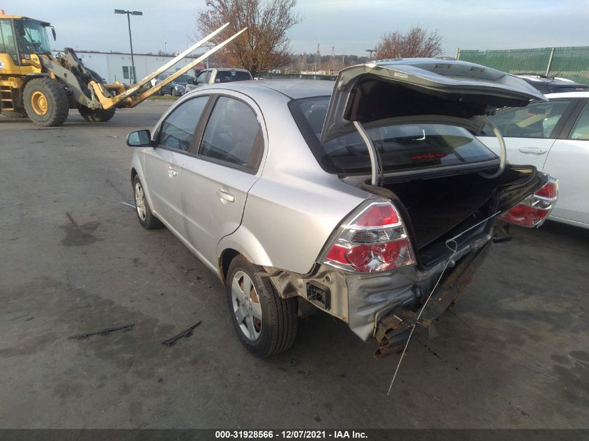 2009 Chevrolet Aveo Ls VIN: KL1TD56E89B334402 Lot: 31928566