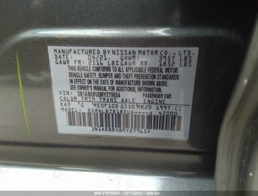 3N1AB8BV8MY279654