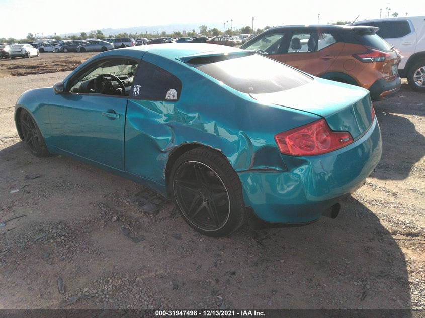 2003 Infiniti G35 W/Leather VIN: JNKCV54E03M213169 Lot: 31947498