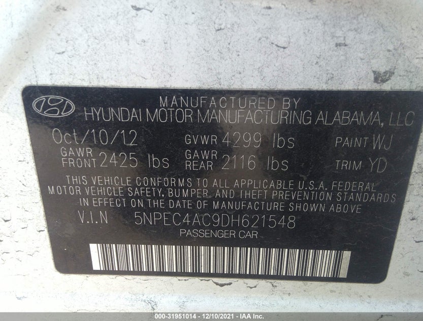 5NPEC4AC9DH621548