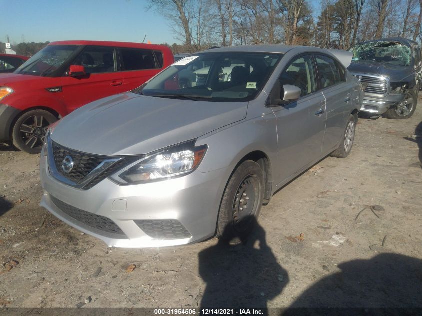 2016 Nissan Sentra S VIN: 3N1AB7AP1GY227509 Lot: 31954506