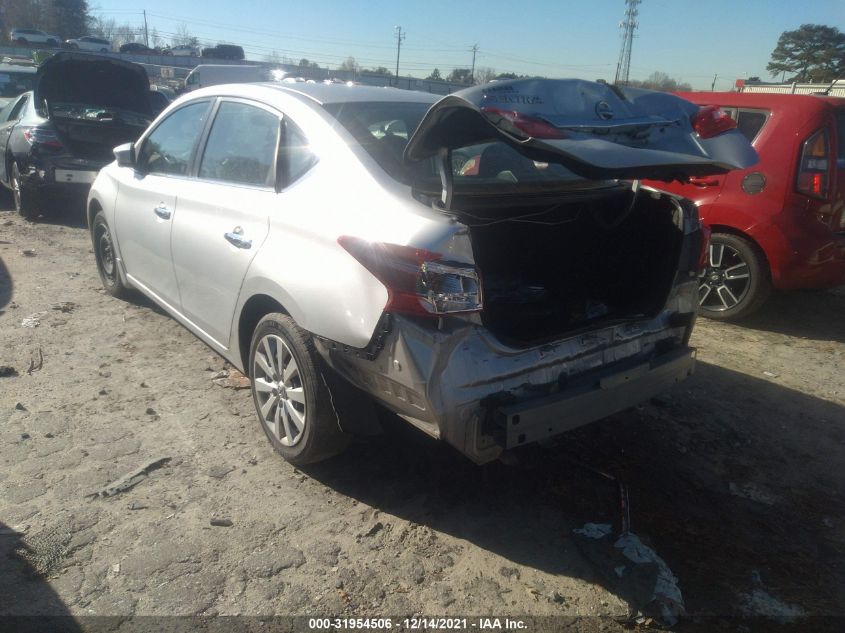 2016 Nissan Sentra S VIN: 3N1AB7AP1GY227509 Lot: 31954506