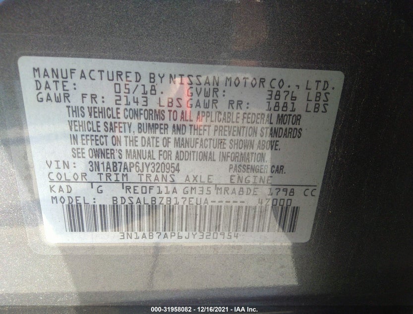 3N1AB7AP6JY320954