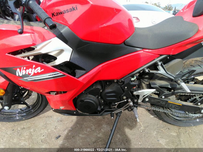 2021 Kawasaki Ex400 VIN: JKAEXKH16MDAA3972 Lot: 31966022