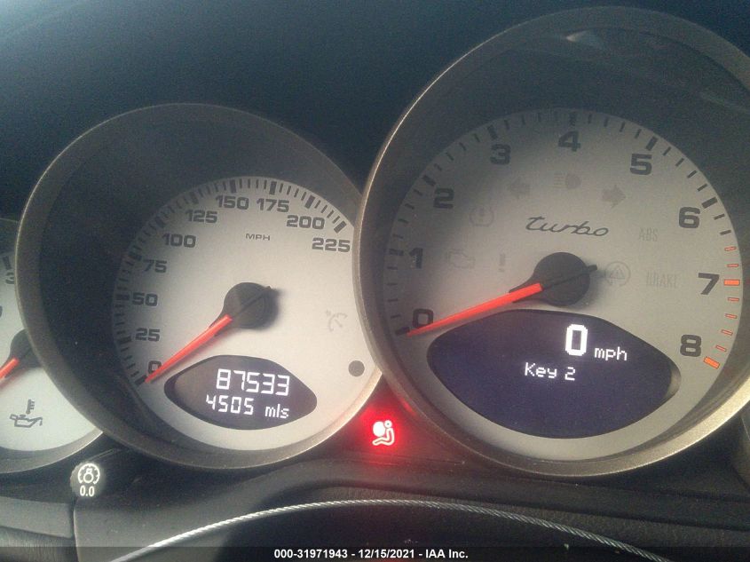 2008 Porsche 911 Turbo VIN: WP0CD29938S789520 Lot: 31971943