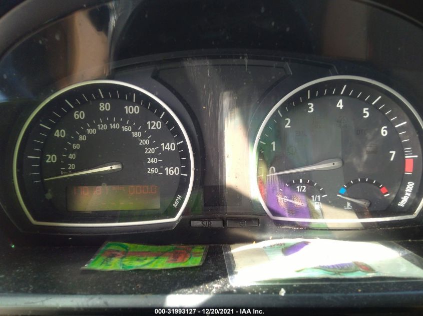 2008 BMW X3 3.0Si VIN: WBXPC93438WJ18791 Lot: 31993127