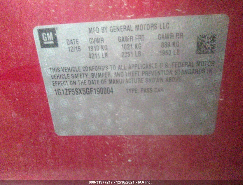 1G1ZF5SX5GF190004