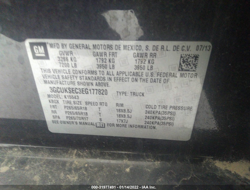 3GCUKSEC3EG177820