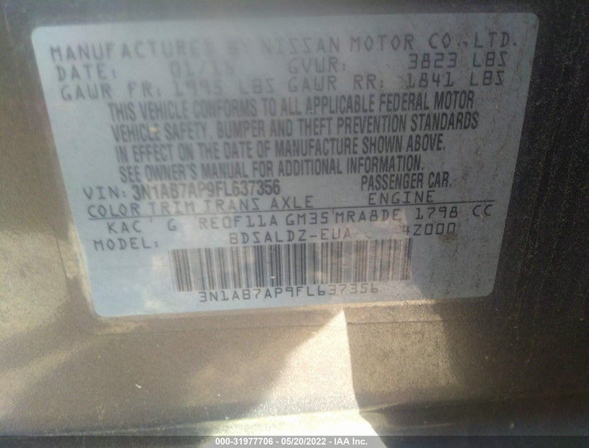 3N1AB7AP9FL637356