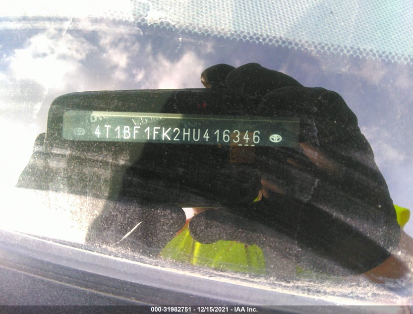 4T1BF1FK2HU416346