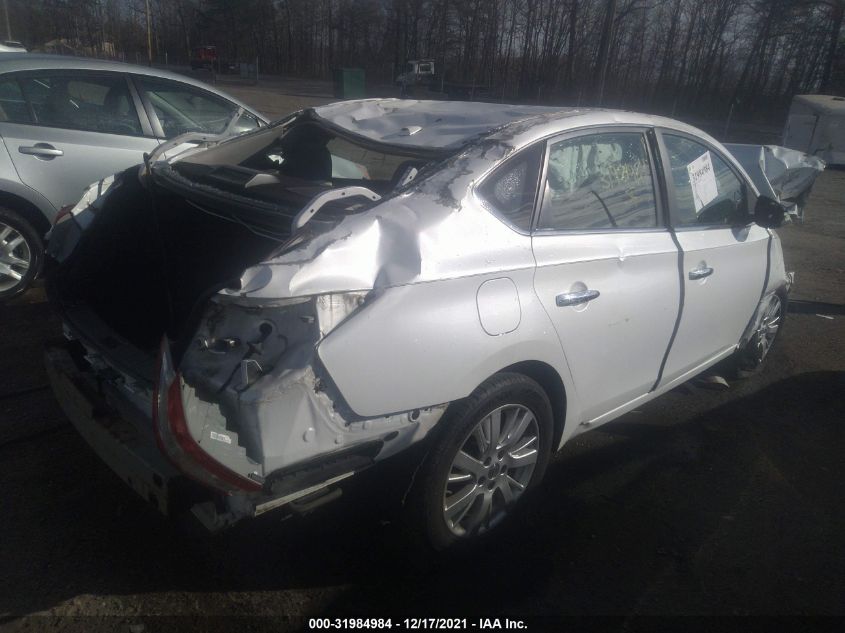 2013 Nissan Sentra Sl VIN: 3N1AB7AP9DL677384 Lot: 31984984