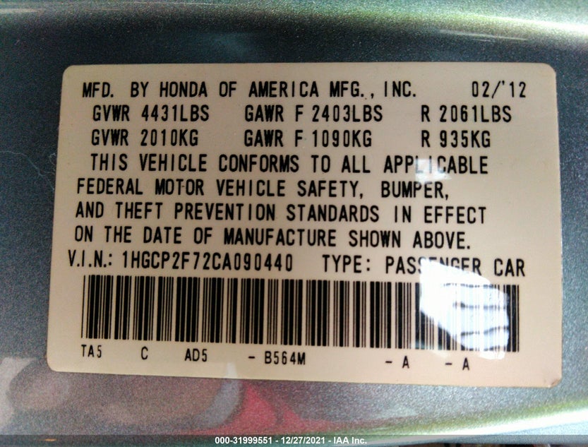 1HGCP2F72CA090440