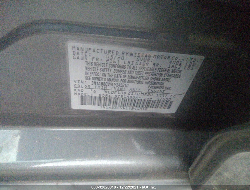 3N1AB8CV6LY245810