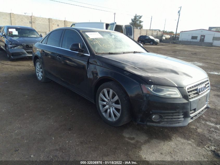 2009 Audi A4 2.0T Premium VIN: WAUSF78K39N028006 Lot: 32036970