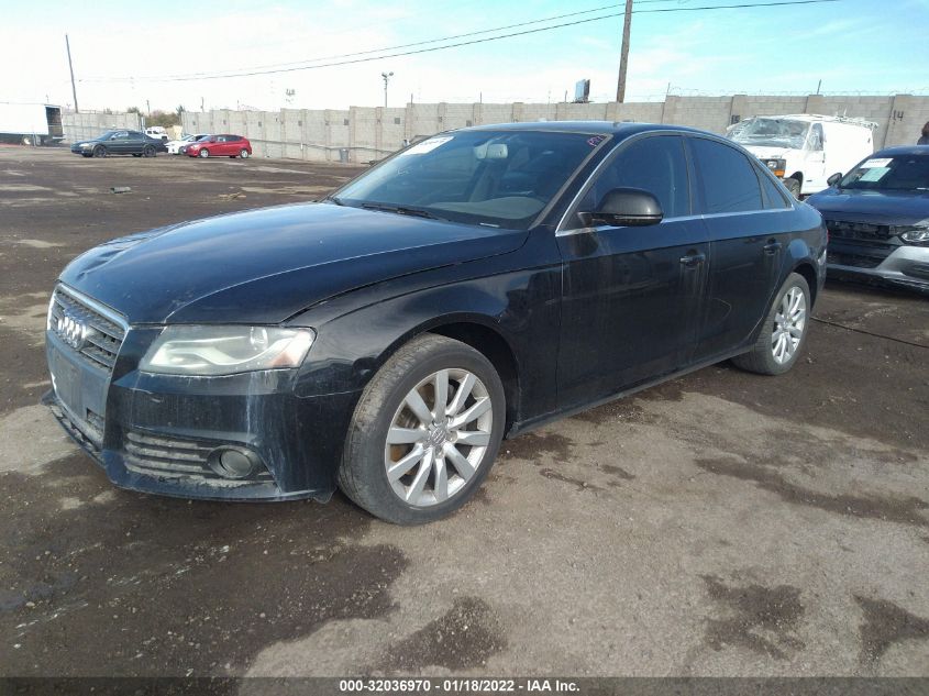 2009 Audi A4 2.0T Premium VIN: WAUSF78K39N028006 Lot: 32036970