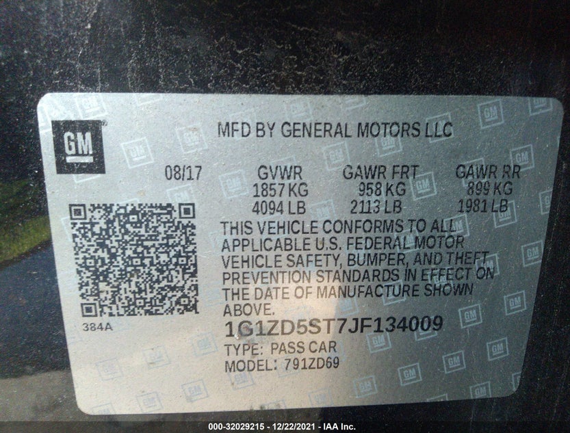1G1ZD5ST7JF134009
