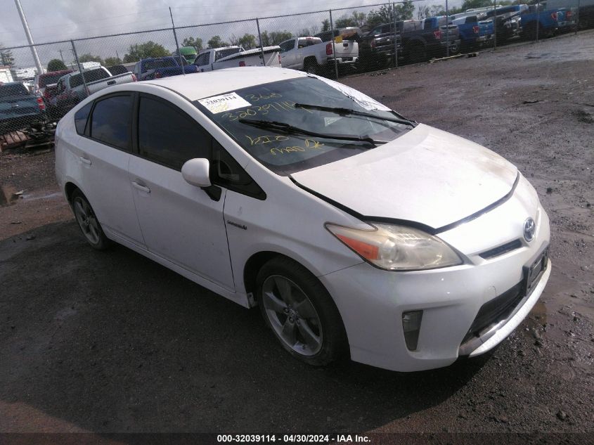 2013 Toyota Prius Three Se VIN: JTDKN3DU7D1671240 Lot: 32039114