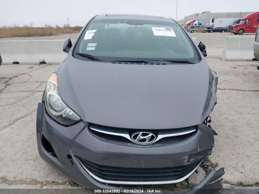 2012 Hyundai Elantra Limited VIN: 5NPDH4AE5CH086084 Lot: 32043992