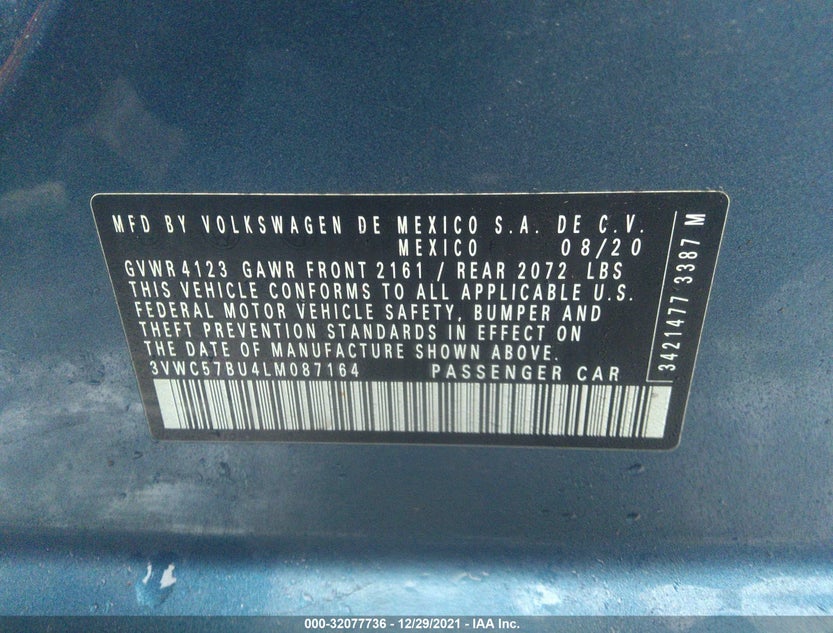 3VWC57BU4LM087164