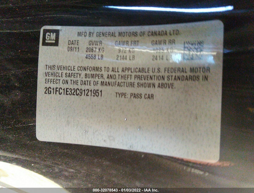 2G1FC1E32C9121951