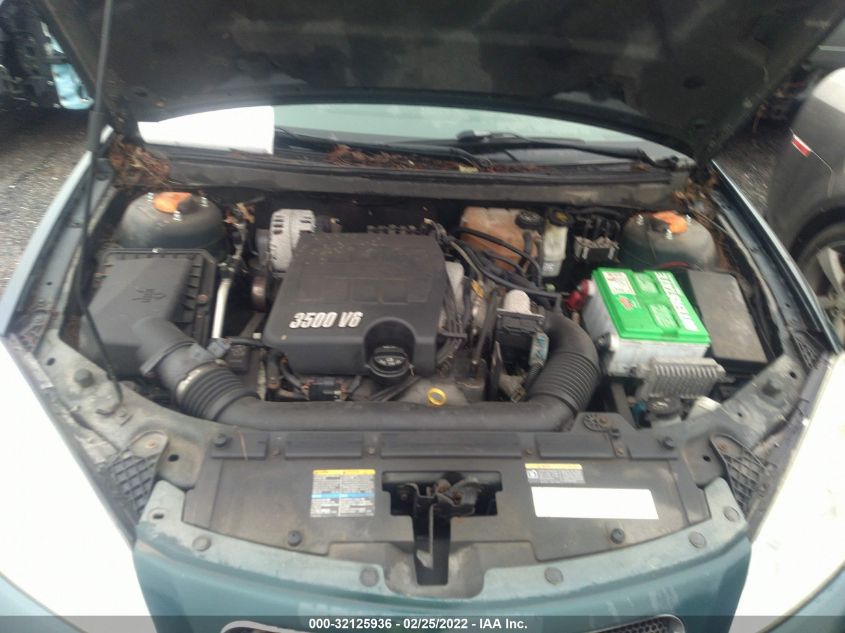 2006 Pontiac G6 VIN: 1G2ZG558764134282 Lot: 32125936