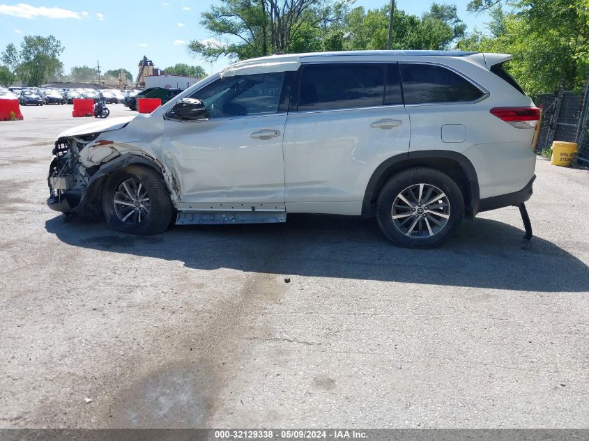 2018 Toyota Highlander Xle VIN: 5TDJZRFH1JS816614 Lot: 32129338