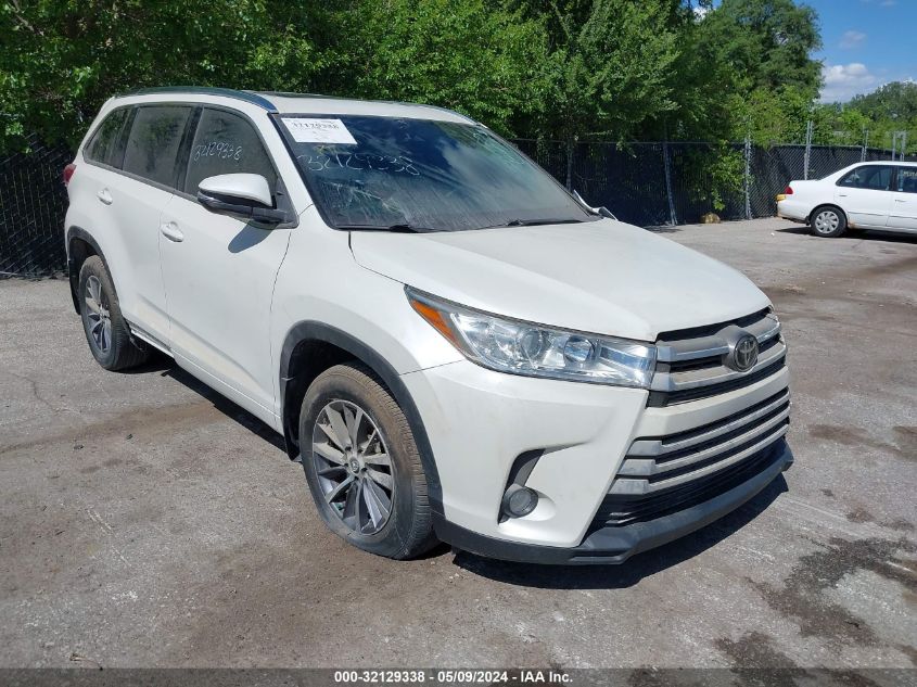 2018 Toyota Highlander Xle VIN: 5TDJZRFH1JS816614 Lot: 32129338