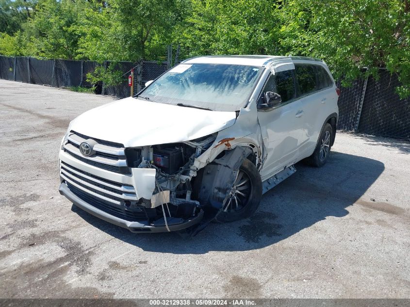 2018 Toyota Highlander Xle VIN: 5TDJZRFH1JS816614 Lot: 32129338