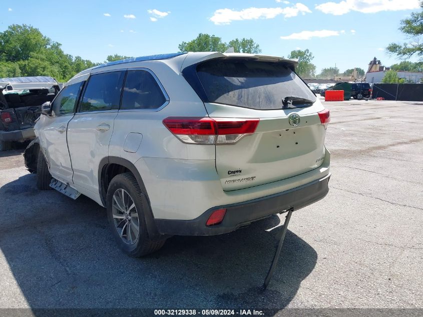 2018 Toyota Highlander Xle VIN: 5TDJZRFH1JS816614 Lot: 32129338