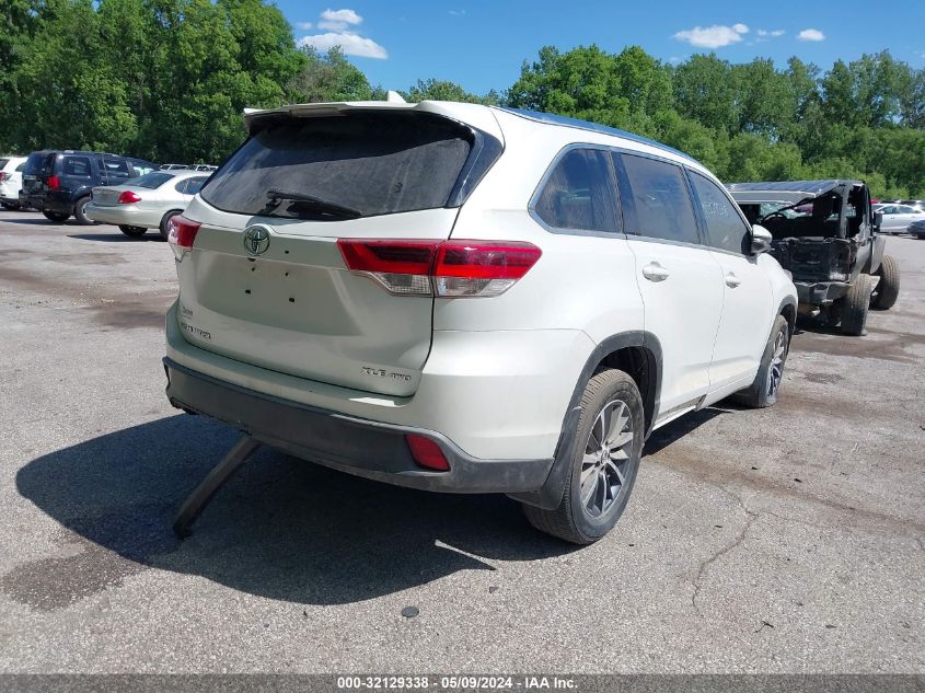 2018 Toyota Highlander Xle VIN: 5TDJZRFH1JS816614 Lot: 32129338