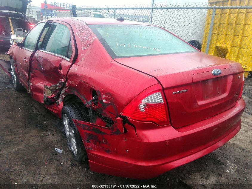 2012 Ford Fusion Se VIN: 3FAHP0HA7CR193561 Lot: 32133191