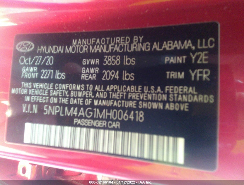 5NPLM4AG1MH006418