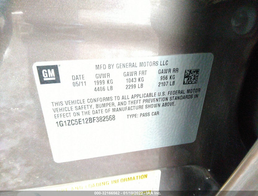 1G1ZC5E12BF382568