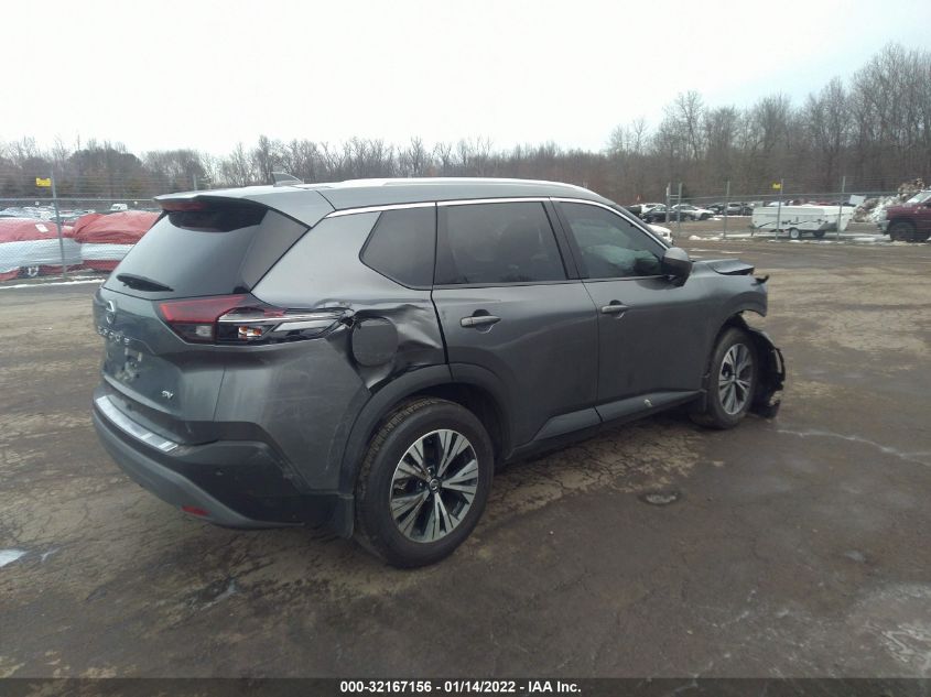 2021 Nissan Rogue Sv Fwd VIN: 5N1AT3BA0MC778091 Lot: 32167156