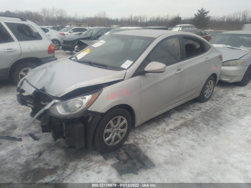 2013 Hyundai Accent Gls VIN: KMHCT4AE4DU482973 Lot: 32176579