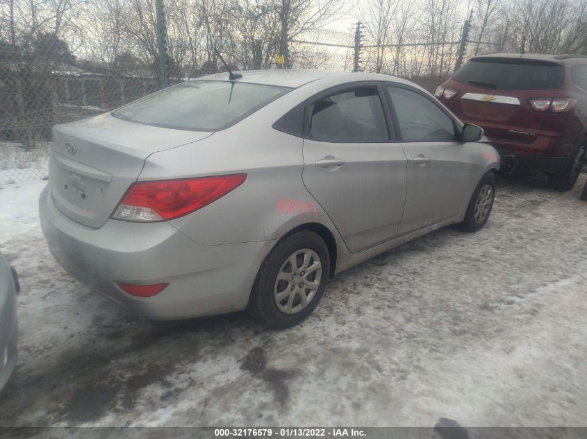 2013 Hyundai Accent Gls VIN: KMHCT4AE4DU482973 Lot: 32176579