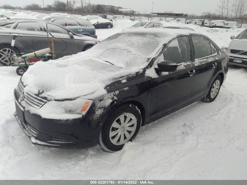 2013 Volkswagen Jetta 2.0L S VIN: 3VW2K7AJ9DM368261 Lot: 32201793