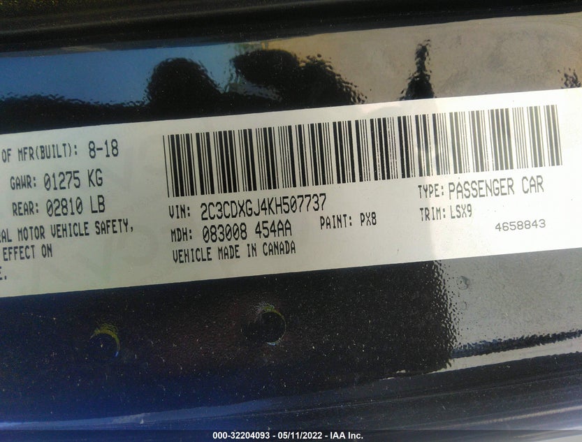 2C3CDXGJ4KH507737