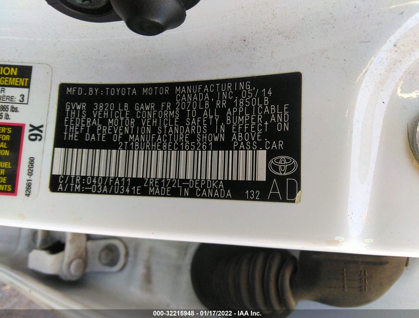 2T1BURHE8EC165261