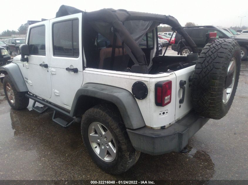 2012 Jeep Wrangler Unlimited Sport VIN: 1C4BJWDG5CL182703 Lot: 32216048