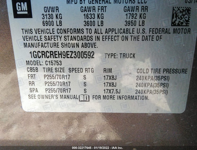 1GCRCREH9EZ300592