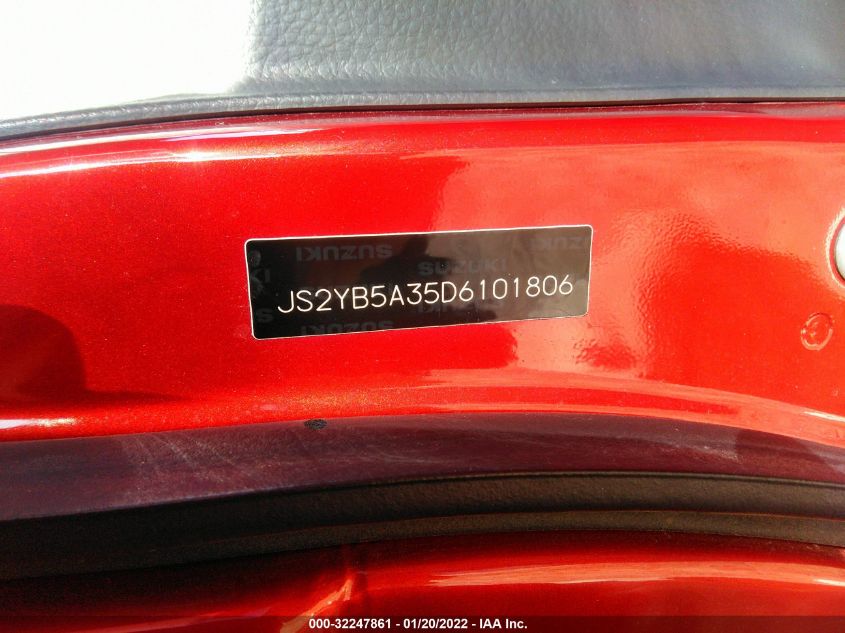 VIN JS2YB5A35D6101806 2013 Suzuki SX4, Crossover Pr... no.9