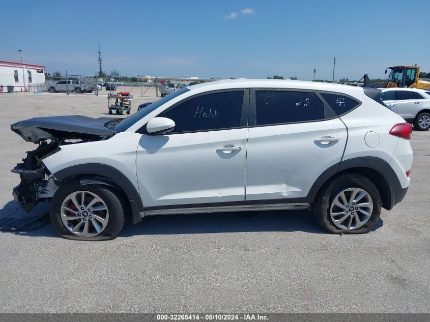 2017 Hyundai Tucson Se VIN: KM8J23A42HU386664 Lot: 32265414
