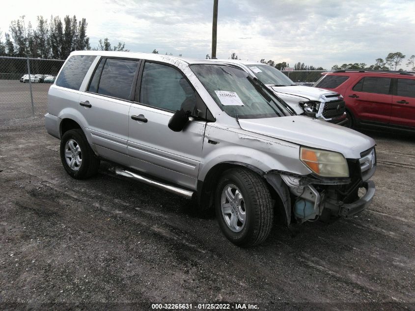 2007 Honda Pilot Lx VIN: 5FNYF28137B003352 Lot: 32265631