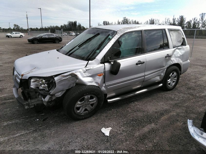 5FNYF28137B003352 2007 Honda Pilot Lx