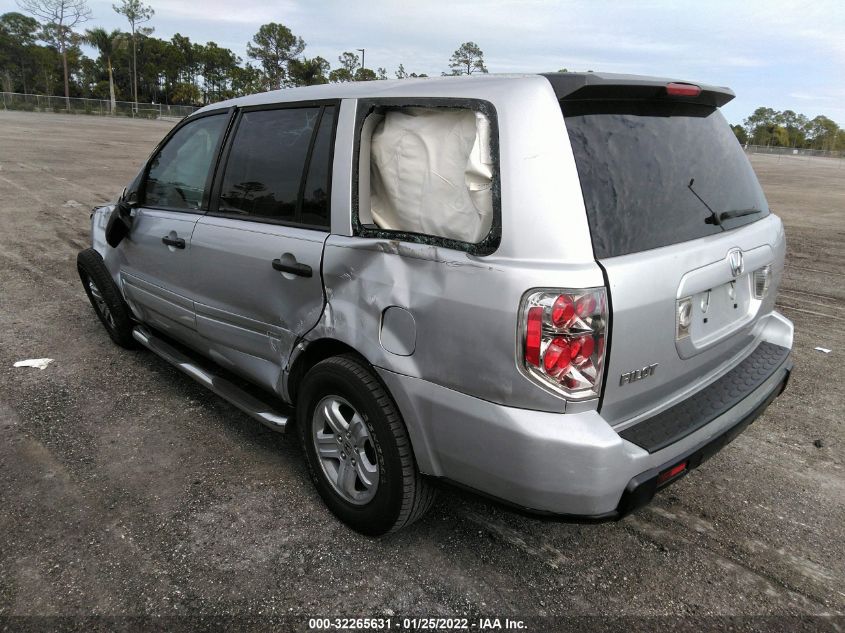 5FNYF28137B003352 2007 Honda Pilot Lx