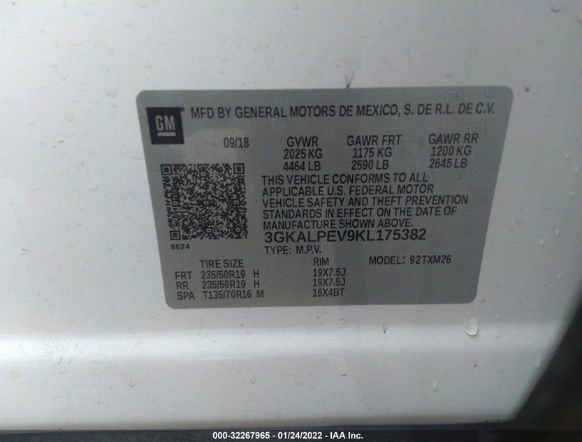 3GKALPEV9KL175382