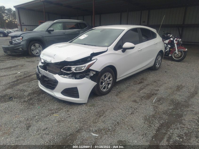 2019 Chevrolet Cruze Ls VIN: 3G1BC6SM0KS583497 Lot: 32286917