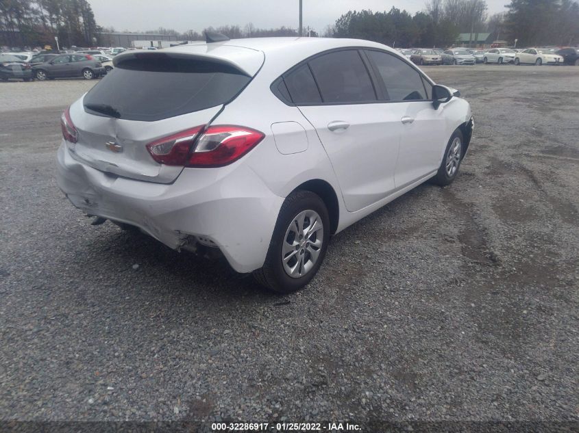 2019 Chevrolet Cruze Ls VIN: 3G1BC6SM0KS583497 Lot: 32286917